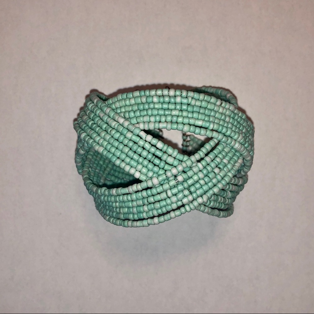 2 Handmade Stone/Seashell Bracelets - Picture 2 of 5